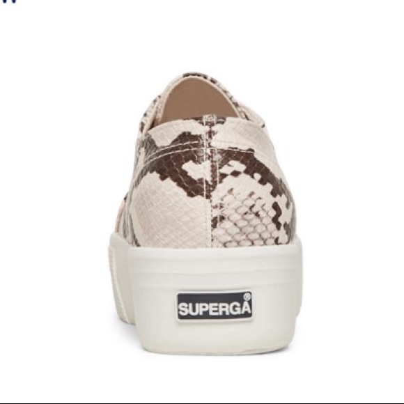 LAST❗️size 7.5 Superga•Platform SnakePrint Sneaker - Picture 4 of 10